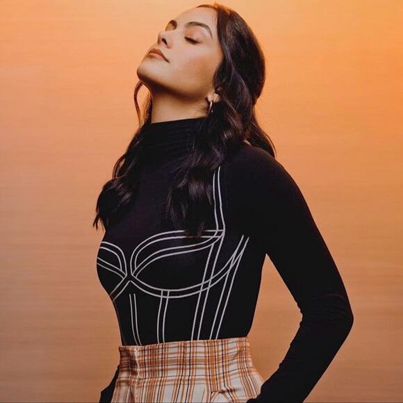 Wolford Theresa String Bodysuit Black White Corset Baddie Luxury Goth Size M - Picture 13 of 16